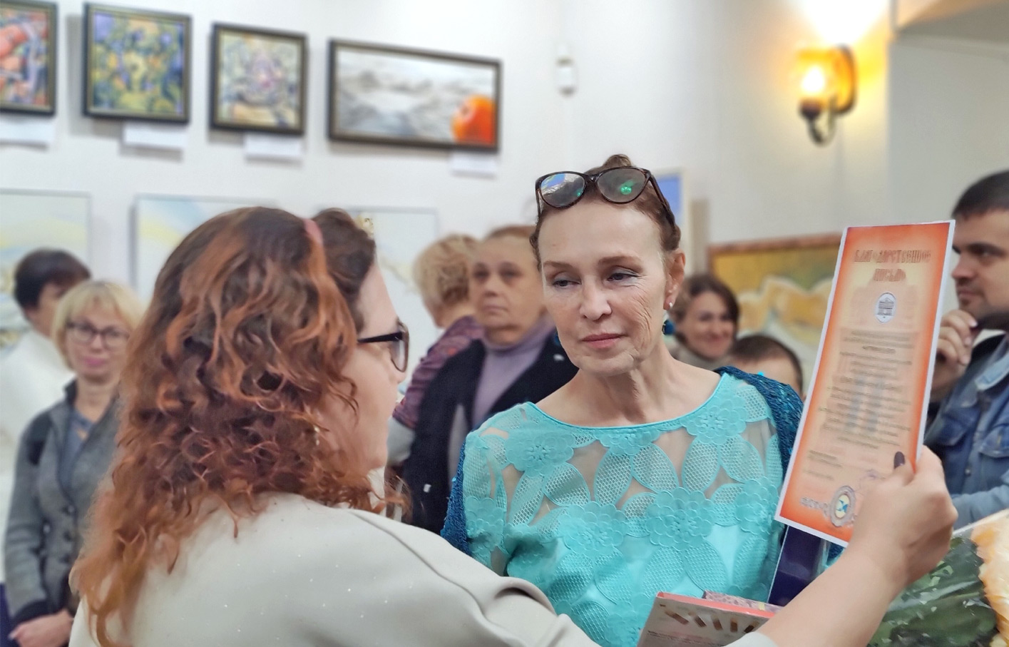 Открытие выставки «Диалоги»